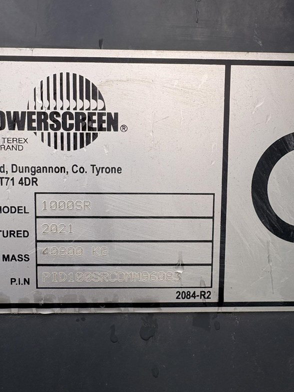 2021 POWERSCREEN 1000SR